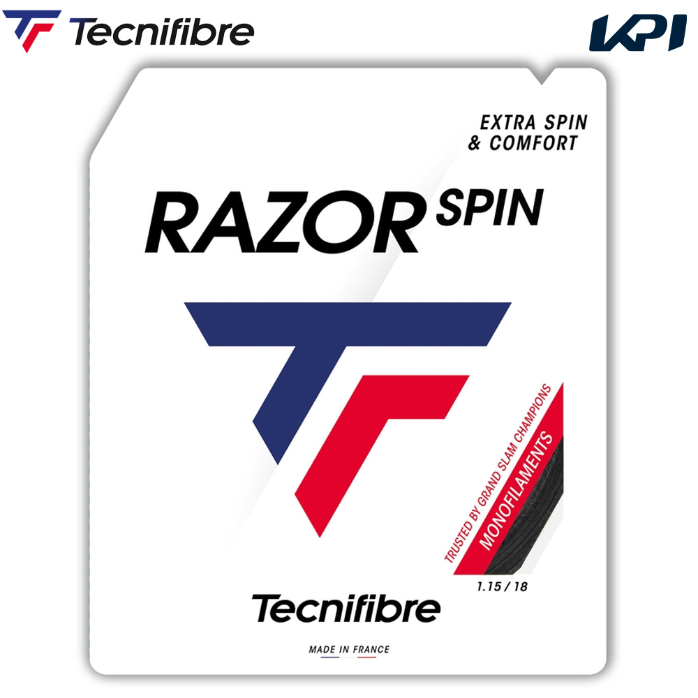 テクニファイバー Tecnifibre テニスガット・ストリング    RAZOR SPIN レーザースピン 12M 単張 04GRASPI 5月中旬発売予定※予約