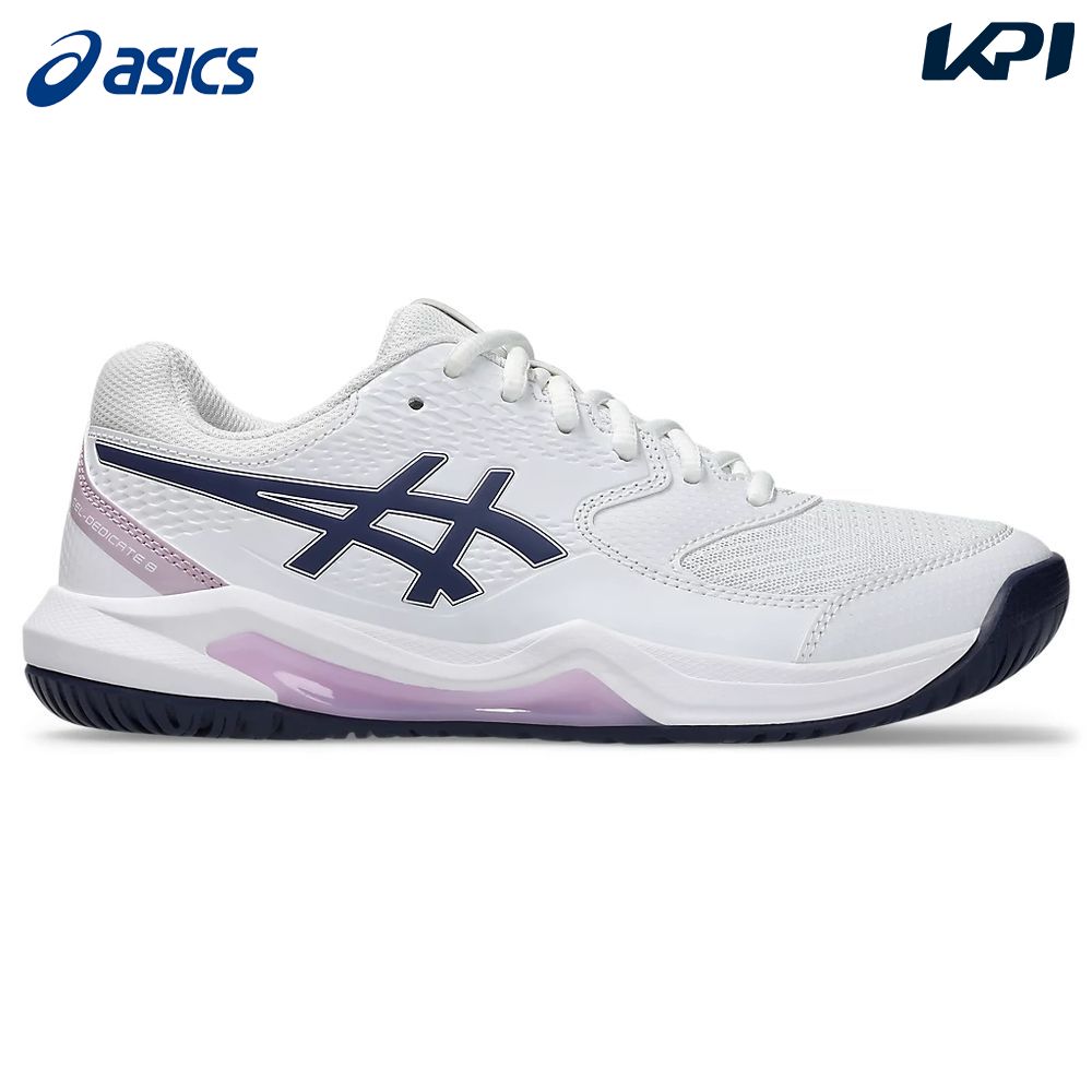 アシックス asics テニスシューズ レディース   GEL-DEDICATE 8 WIDE 1042A235-104