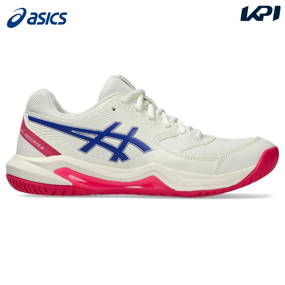 アシックス asics テニスシューズ レディース   GEL-DEDICATE 8 オールコート用 WIDE 1042A235-105
