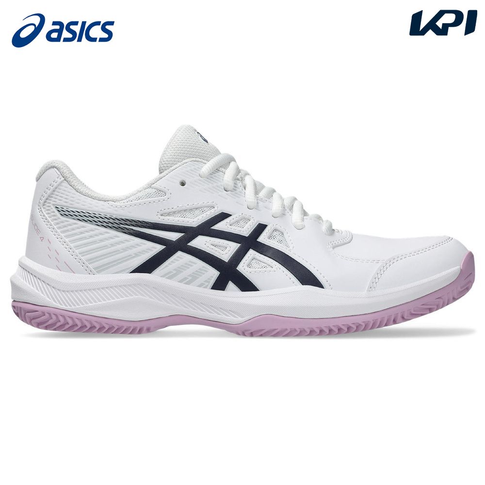 アシックス asics テニスシューズ レディース   COURT SLIDE 4 CLAY/OC 1042A284-100