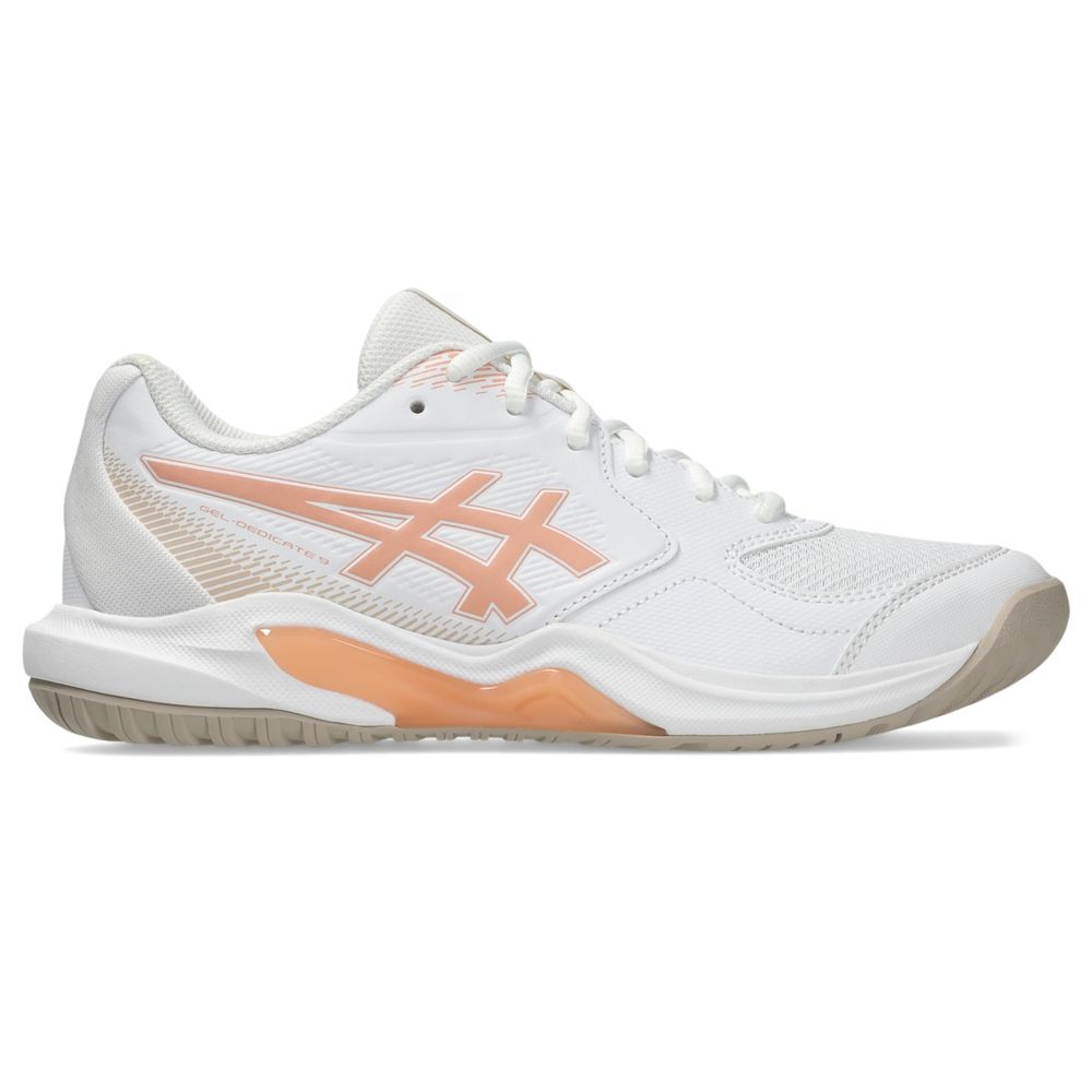 アシックス asics テニスシューズ レディース   GEL-DEDICATE 9 ゲルデディケイト 9 オールコート用 ワイド 1042A315-100 8月中旬発売予定※予約