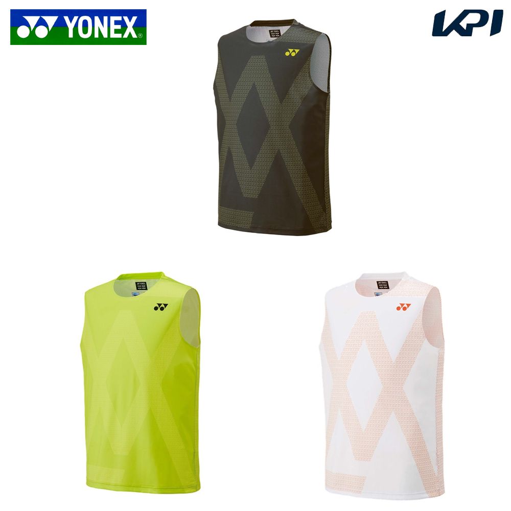 ヨネックス YONEX テニスウェア メンズ   VAメンズゲームシャツ（ノースリーブ） 10687 2026SS