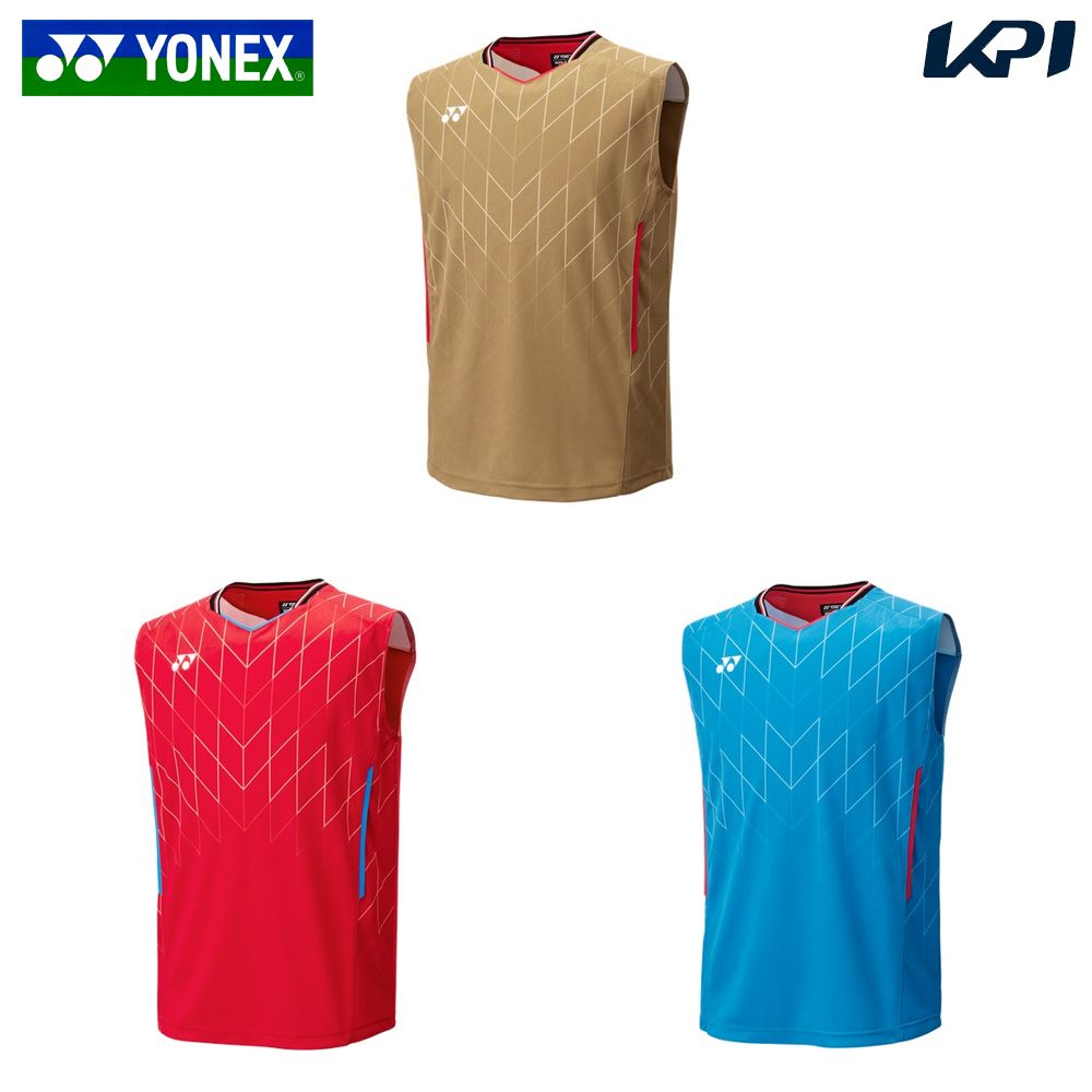 ヨネックス YONEX バドミントンウェア メンズ   ゲームシャツ（ノースリーブ） 10699 2025SS