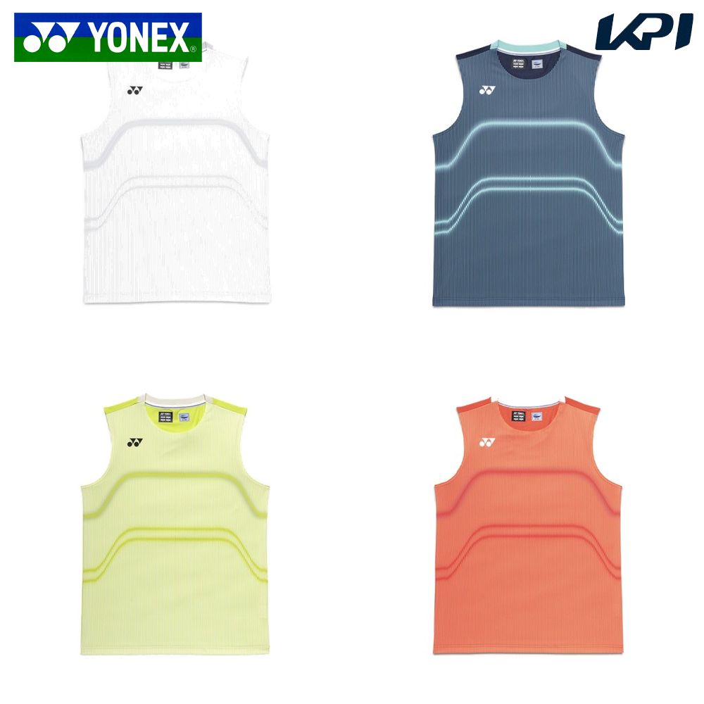 ヨネックス YONEX テニスウェア メンズ   メンズゲームシャツ（ノースリーブ） 10714 2026SS