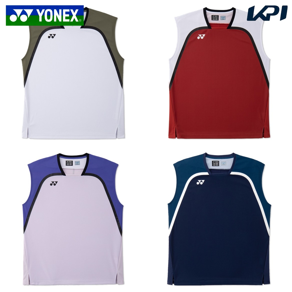ヨネックス YONEX テニスウェア メンズ   メンズゲームシャツ（ノースリーブ） 10720Y 2026FW 8月下旬発売予定※予約