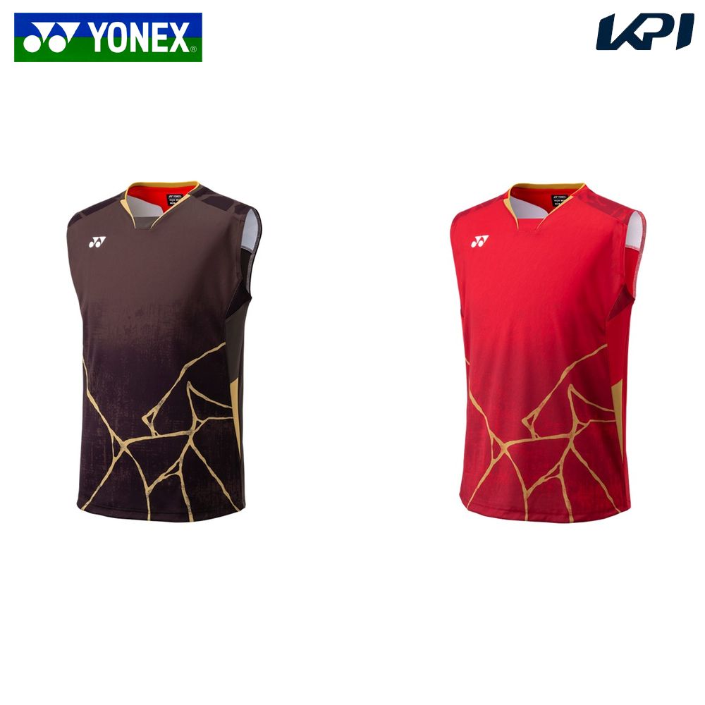 ヨネックス YONEX テニスウェア メンズ   メンズゲームシャツ（ノースリーブ） 10731 2025FW 8月下旬発売予定※予約
