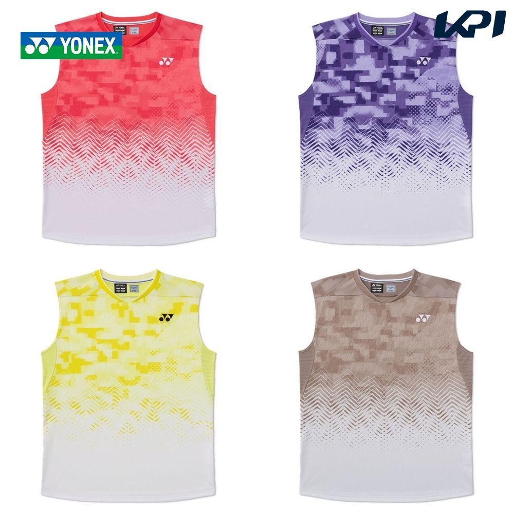 ヨネックス YONEX テニス バドミントン ウェア メンズ   メンズゲームシャツ（ノースリーブ） 10757 2026FW 8月下旬発売予定※予約