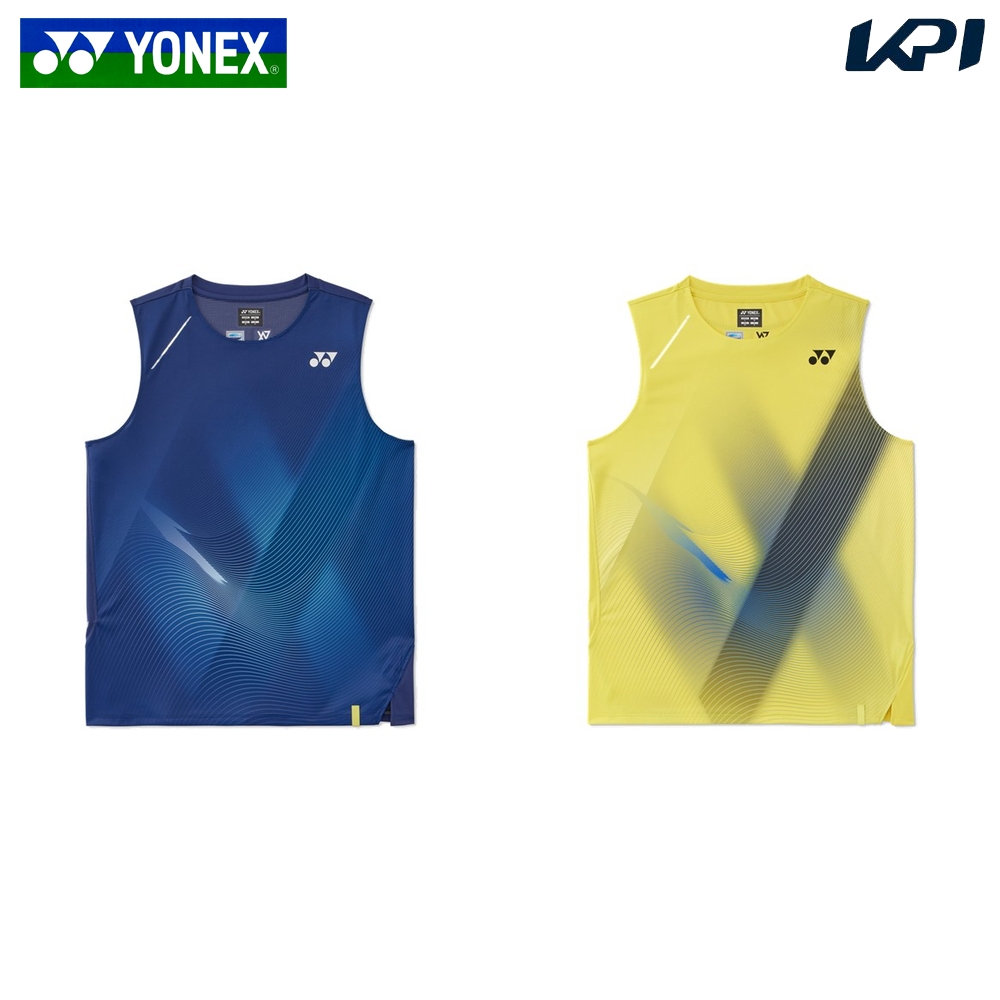 ヨネックス YONEX テニスウェア メンズ ビクター・アクセルセンコレクション  VAメンズゲームシャツ（ノースリーブ） 10798 2026FW 10月中旬発売予定※予約