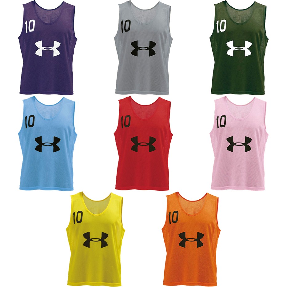 アンダーアーマー UNDER ARMOUR サッカーウェア メンズ   UA チーム ナンバー ビブス (10枚セット) 1295510 2020SS