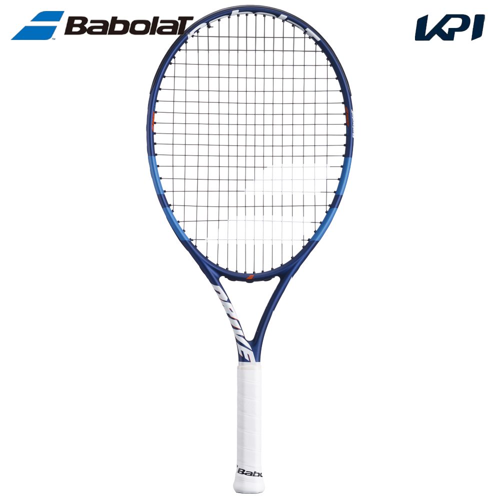 「ガット張り上げ済み」バボラ Babolat テニスラケット    DRIVE JUNIOR 24 ピュア ドライブ JR 24 ダークブルー 140514
