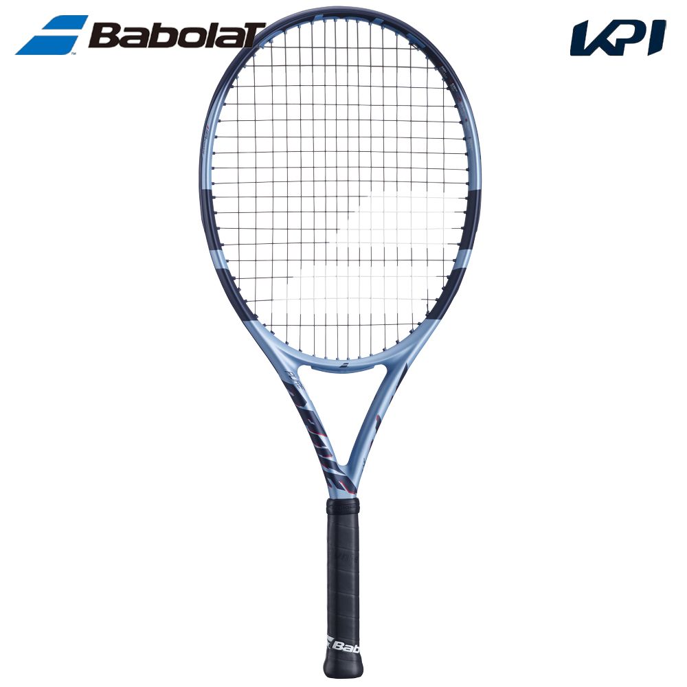 「ガット張り上げ済み」バボラ Babolat テニスラケット    PURE DRIVE JR 25 ピュア ドライブ JR 25 メタリックブルー 140532