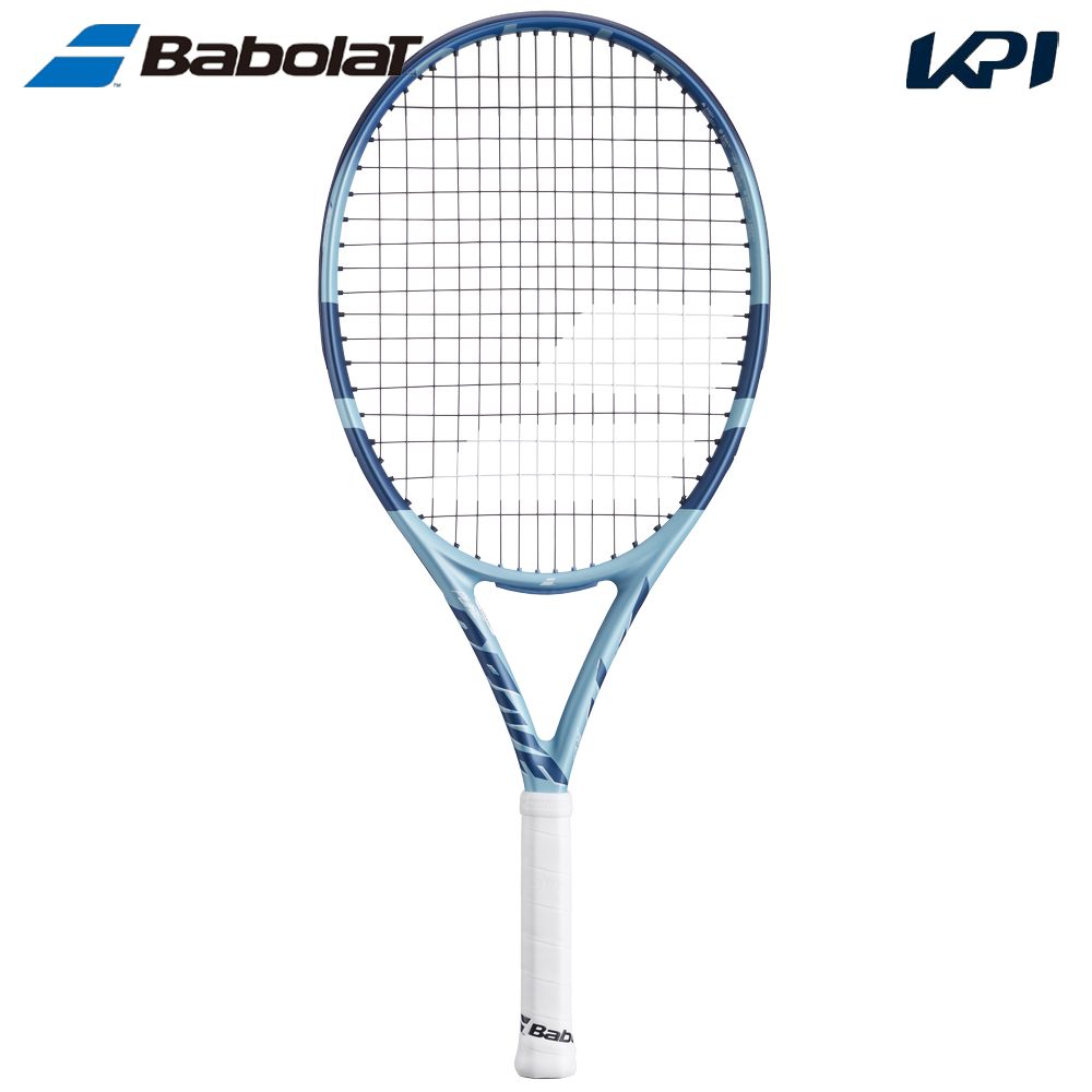 「ガット張り上げ済み」バボラ Babolat テニスラケット    PURE DRIVE JR 25  LIGHT BLUE ピュア ドライブ JR 25 ライトブルー 140533