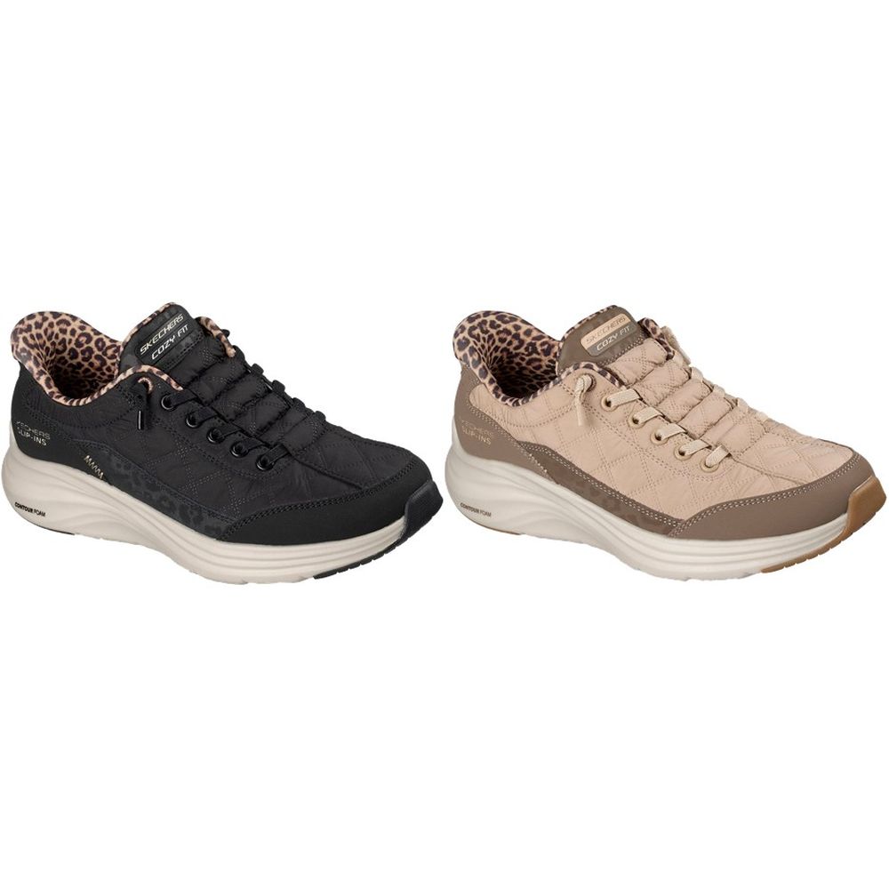 スケッチャーズ SKECHERS カジュアルシューズ レディース   CONTOUR FOAM-LEOPARD DREAM 150419