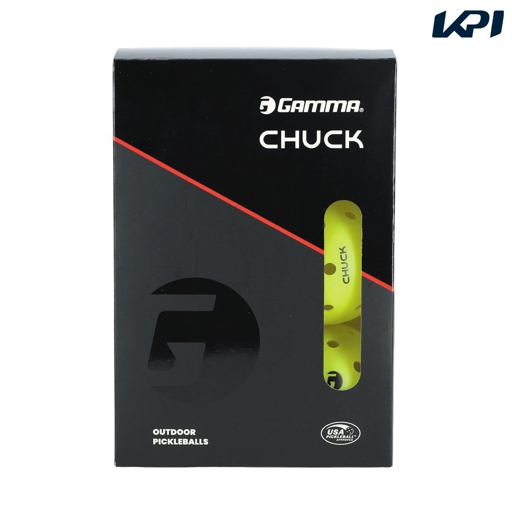 ガンマ GAMMA ピックルボールボール    PICKLEBALL CHUCK OUTDOOR BALL   6P 1E805865