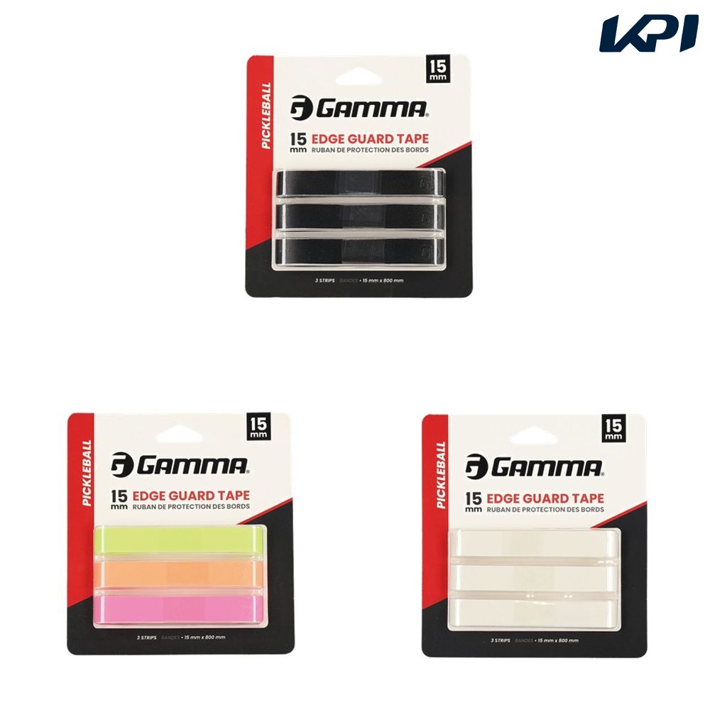 ガンマ GAMMA ピックルボールアクセサリー    15mm PICKLEBALL PADDLE EDGE GUARD TAPE 1E8058970-2