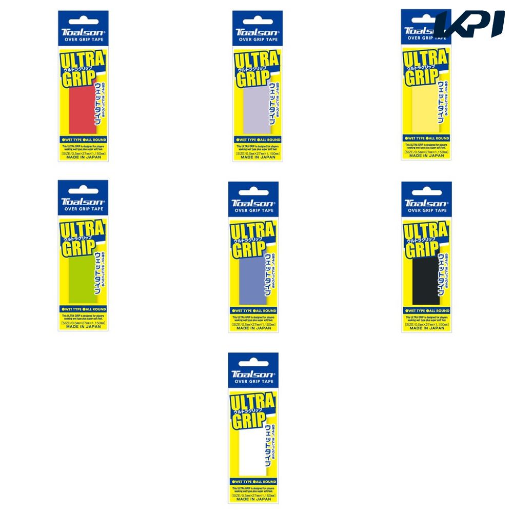 トアルソン TOALSON テニスグリップテープ    ウルトラグリップ 1P 1ETG051