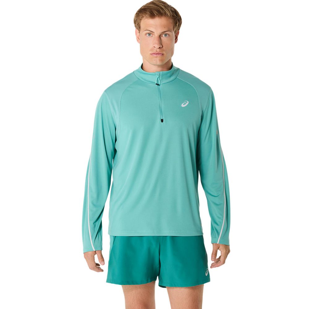 アシックス asics ランニングウェア メンズ   ROAD LITE-SHOWハーフジップトップ 2011D094-300 2025SS