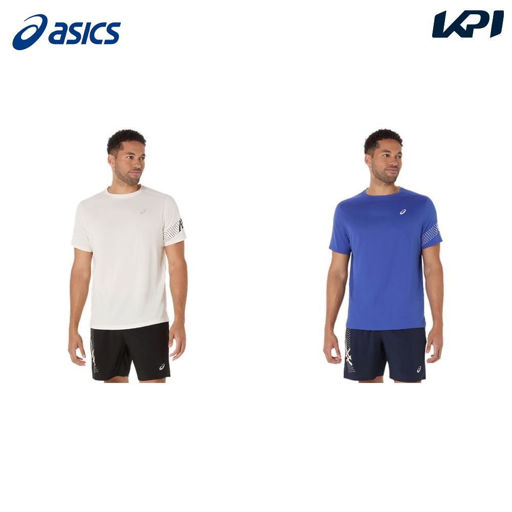 アシックス asics ランニングウェア メンズ   ICONランニング半袖シャツ 2011D300 2025FW
