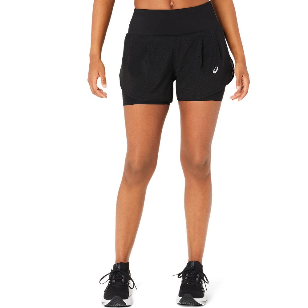 アシックス asics ランニングウェア レディース   ROAD 2-IN-1 3.5インチショーツ 2012C975-001 2025SS