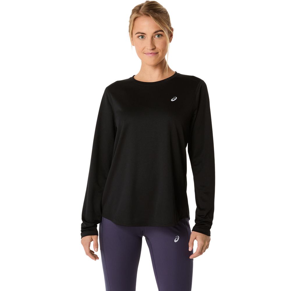 アシックス asics ランニングウェア レディース   ランニングドライ長袖シャツ 2012D229-001 2025SS