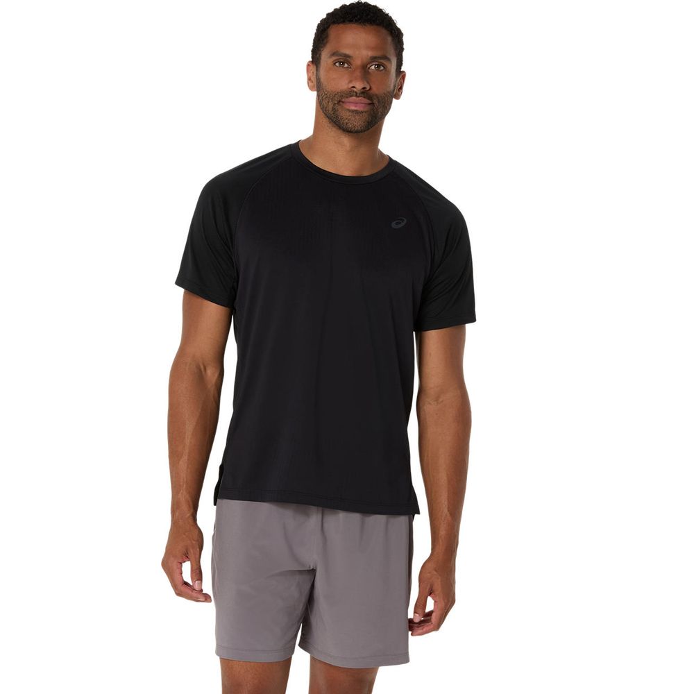 アシックス asics マルチSPウェア メンズ   ACTIBREEZE ジャカード半袖シャツ 2031E888-001 2025SS