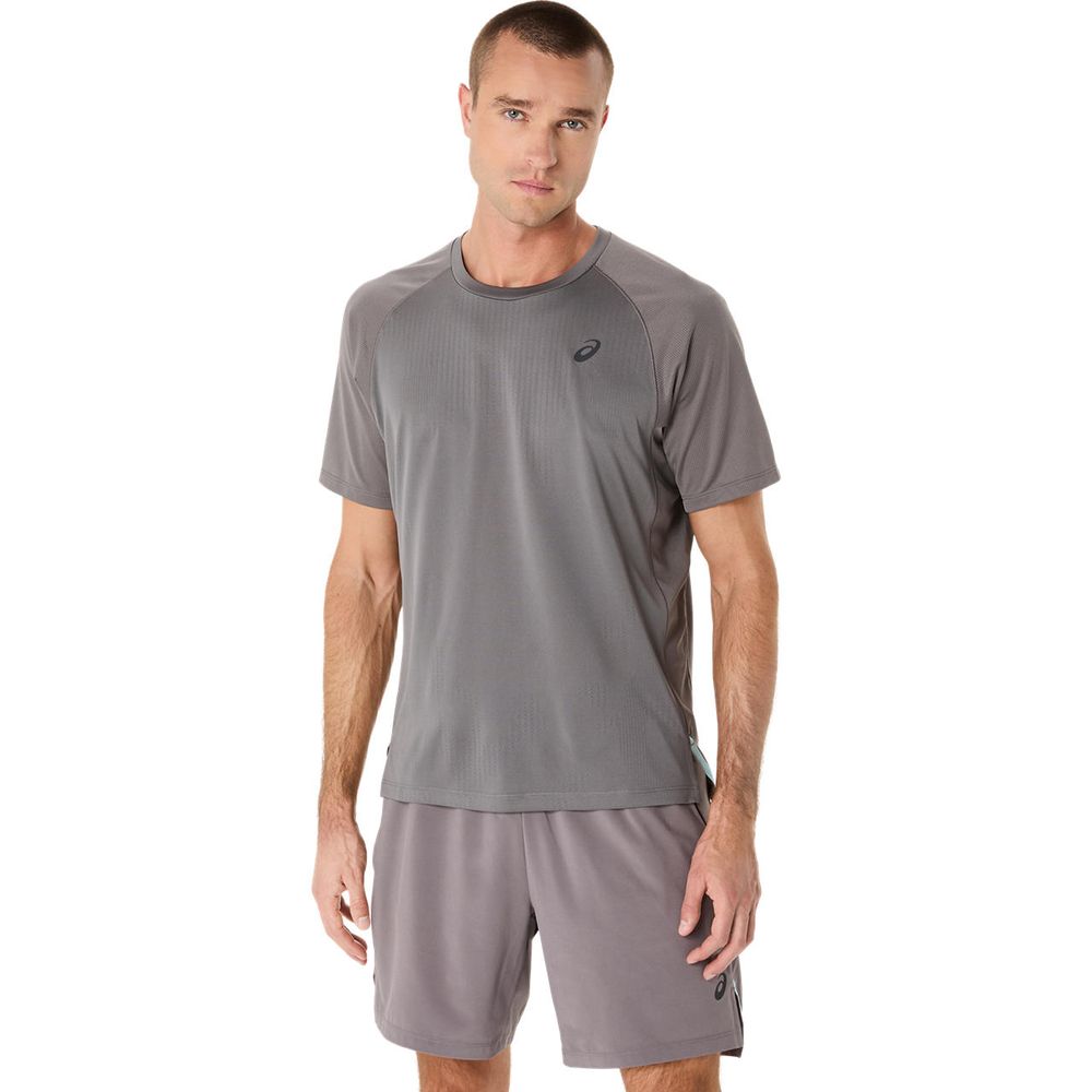 アシックス asics マルチSPウェア メンズ   ACTIBREEZE ジャカード半袖シャツ 2031E888-022 2025SS