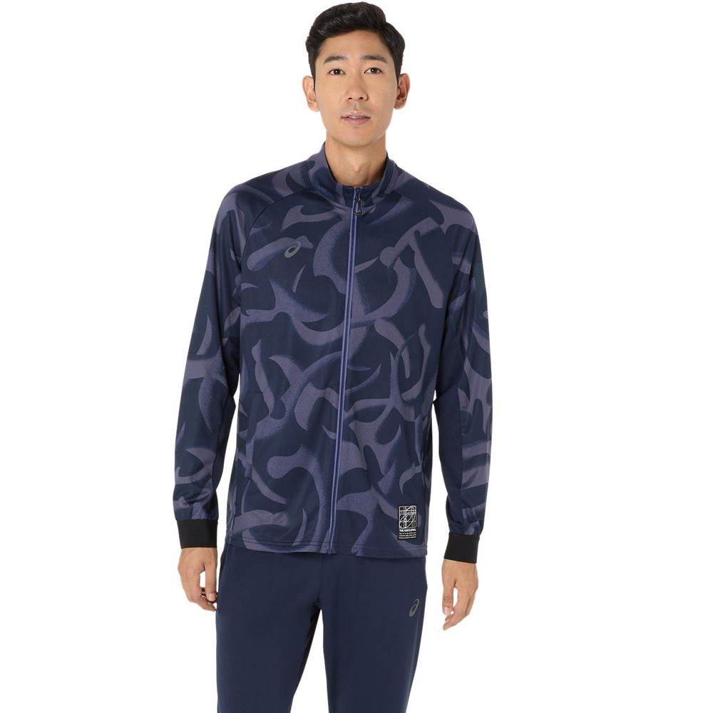 アシックス asics マルチSPウェア ユニセックス   ドライグラフィックストレッチニットジャケット 2031E985-400 2025SS