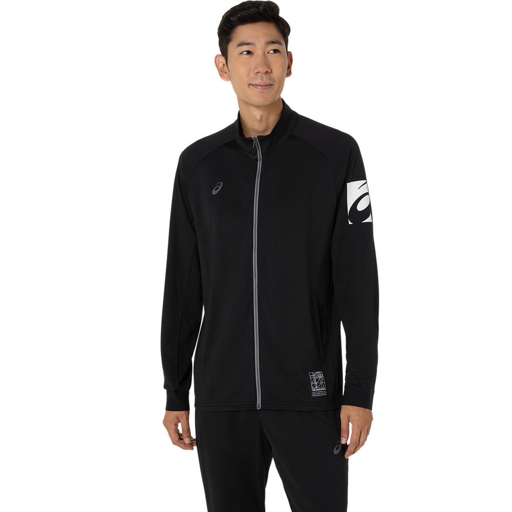 アシックス asics マルチSPウェア ユニセックス   ドライストレッチニットジャケット 2031E986-001 2025SS