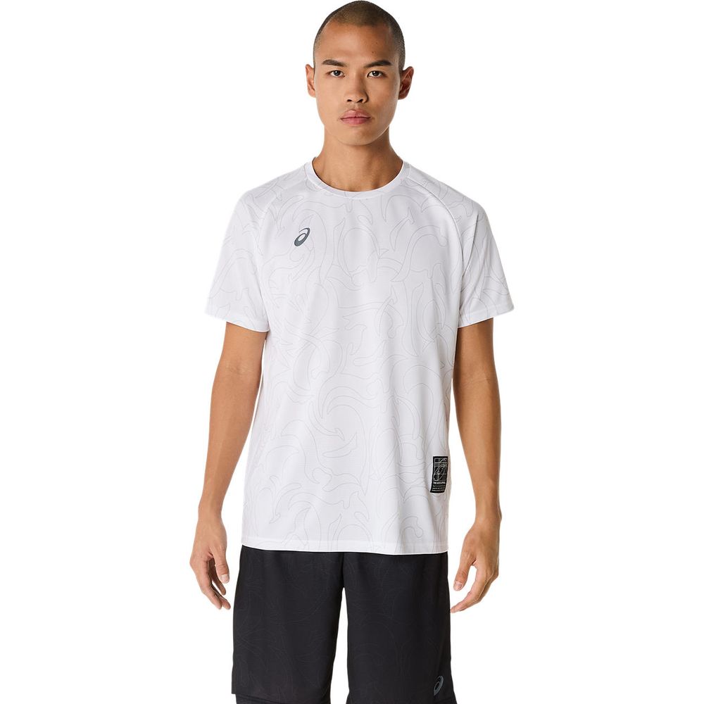 アシックス asics マルチSPウェア ユニセックス   ドライグラフィック半袖シャツ 2031E994-100 2025SS