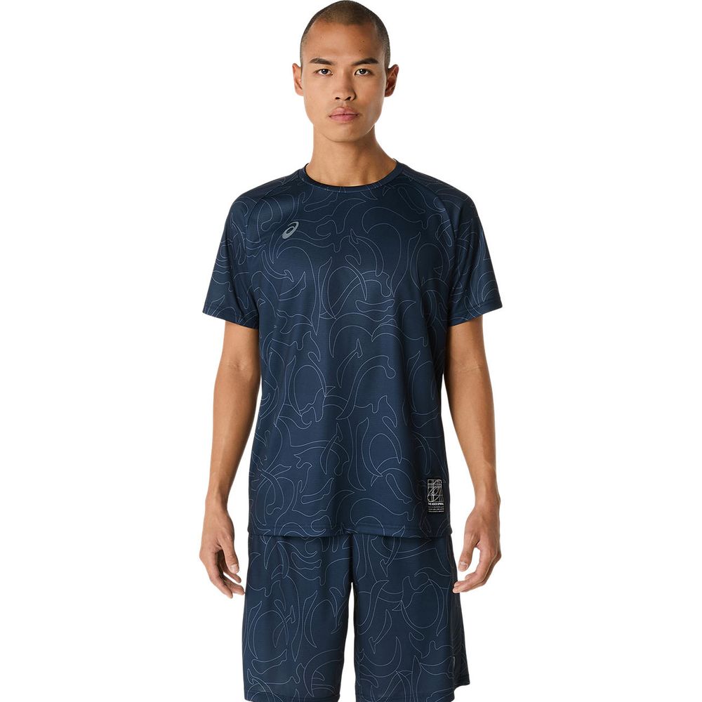 アシックス asics マルチSPウェア ユニセックス   ドライグラフィック半袖シャツ 2031E994-400 2025SS
