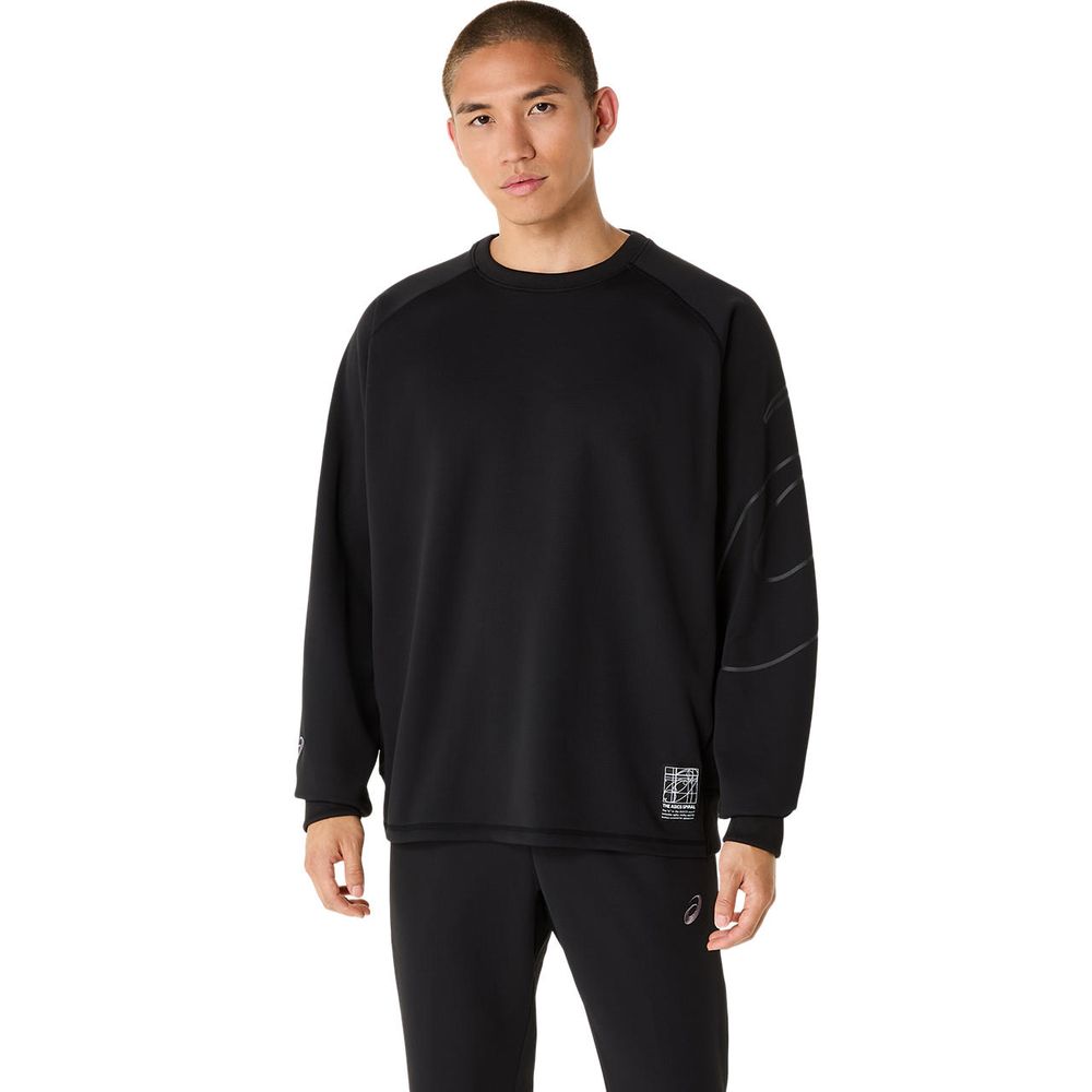 アシックス asics マルチSPウェア    リラックスクルーネックポリエステルスウェット 2031F065-001 2025SS