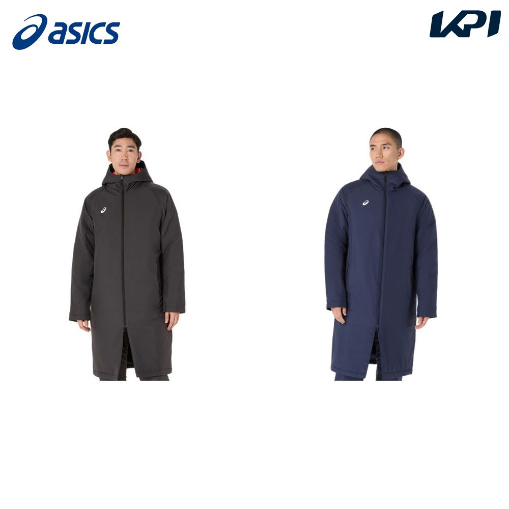 アシックス asics フィットネスウェア ユニセックス   中わたロングコート 2031F180 2025FW