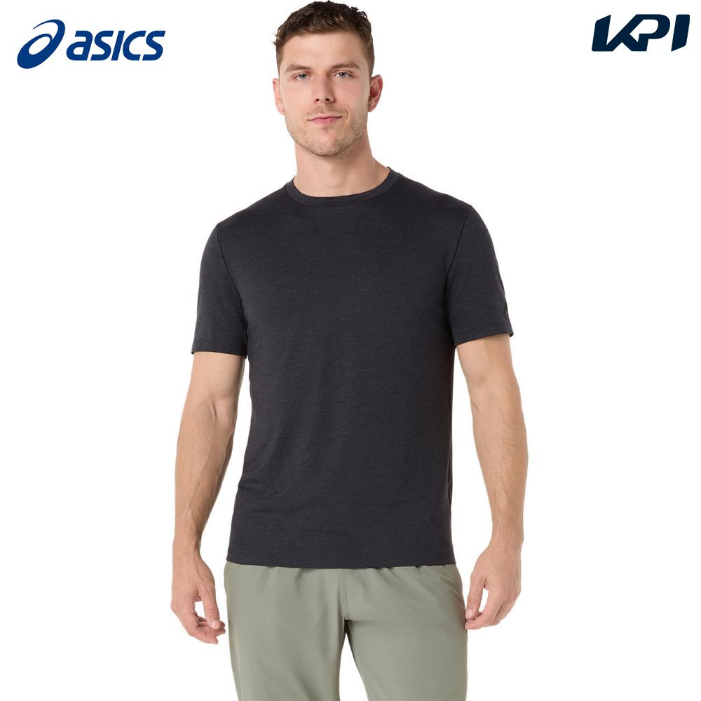 アシックス asics フィットネスウェア メンズ   ＲＥＦＩＮＥＤ　ＴＥＸＴＵＲＥショートスリーブシャツ 2031F315-001 2026SS