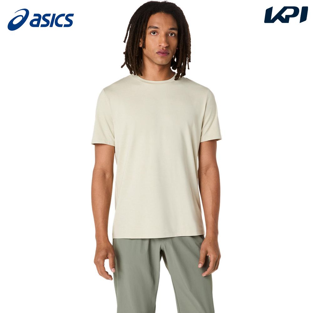 アシックス asics フィットネスウェア メンズ   ＲＥＦＩＮＥＤ　ＴＥＸＴＵＲＥショートスリーブシャツ 2031F315-020 2026SS