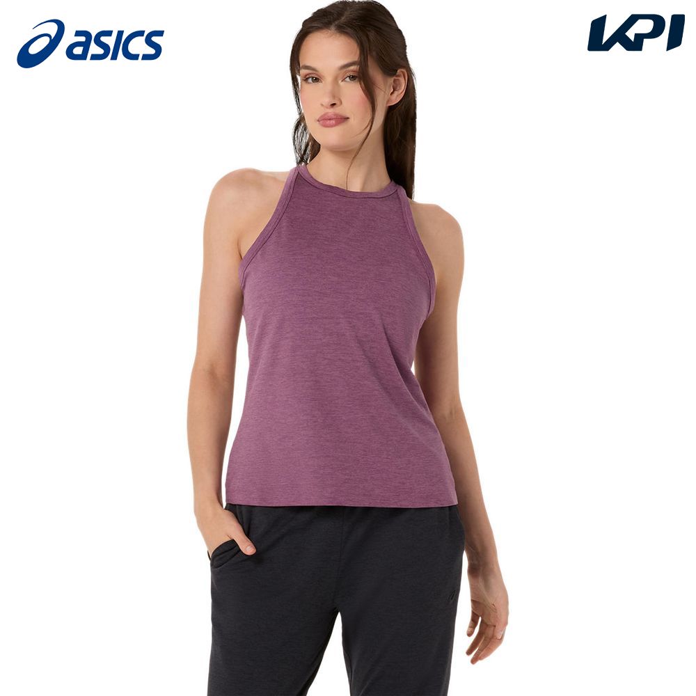 アシックス asics フィットネスウェア レディース   ＲＥＦＩＮＥＤ　ＴＥＸＴＵＲＥノースリーブシャツ 2032D373-500 2026SS