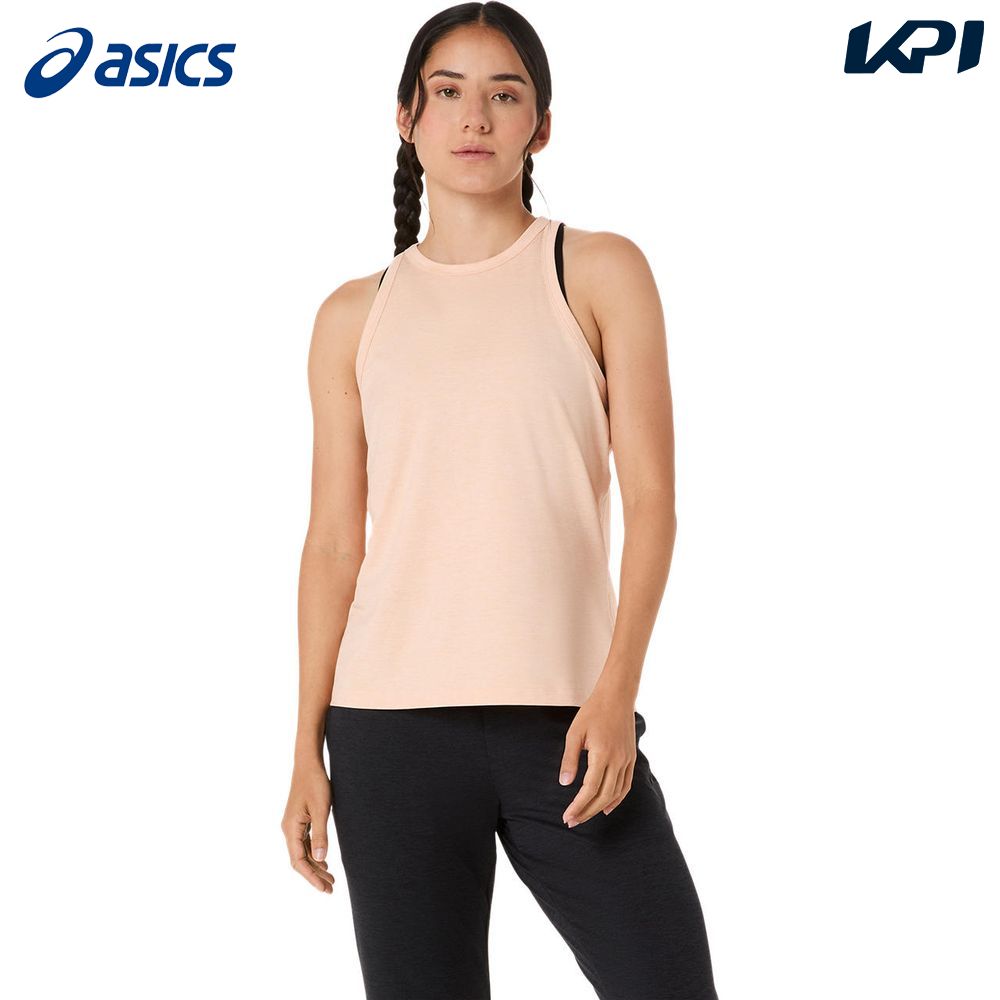 アシックス asics フィットネスウェア レディース   ＲＥＦＩＮＥＤ　ＴＥＸＴＵＲＥノースリーブシャツ 2032D373-700 2026SS