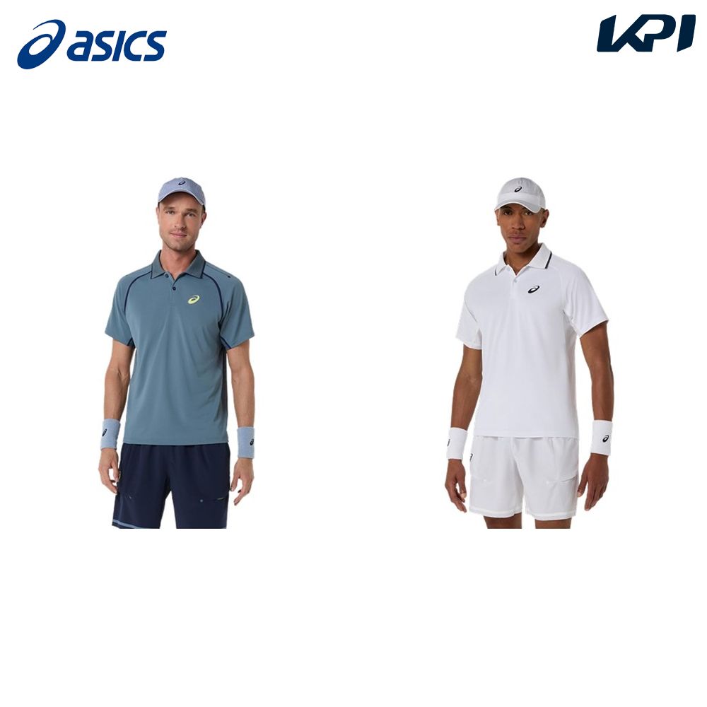 アシックス asics テニスウェア メンズ   ポロシャツ 2041A390 2026SS