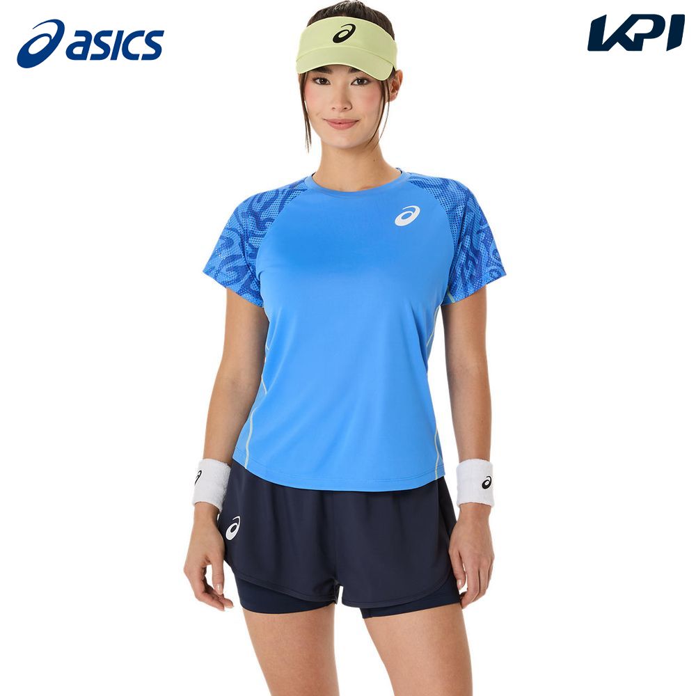 アシックス asics テニスウェア レディース   半袖シャツ 2042A351-401 2025SS