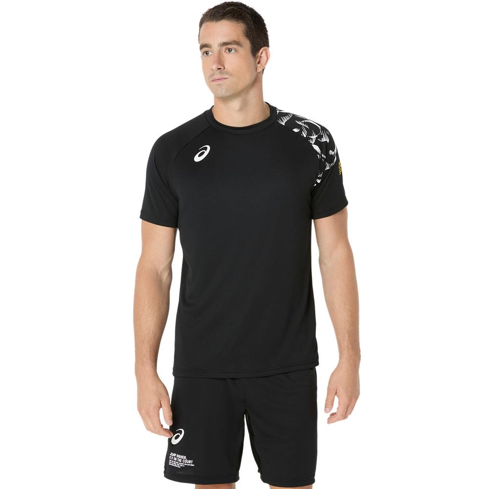 アシックス asics マルチSPウェア ユニセックス   トップラインファミリー半袖シャツ 2053A213-001 2025SS