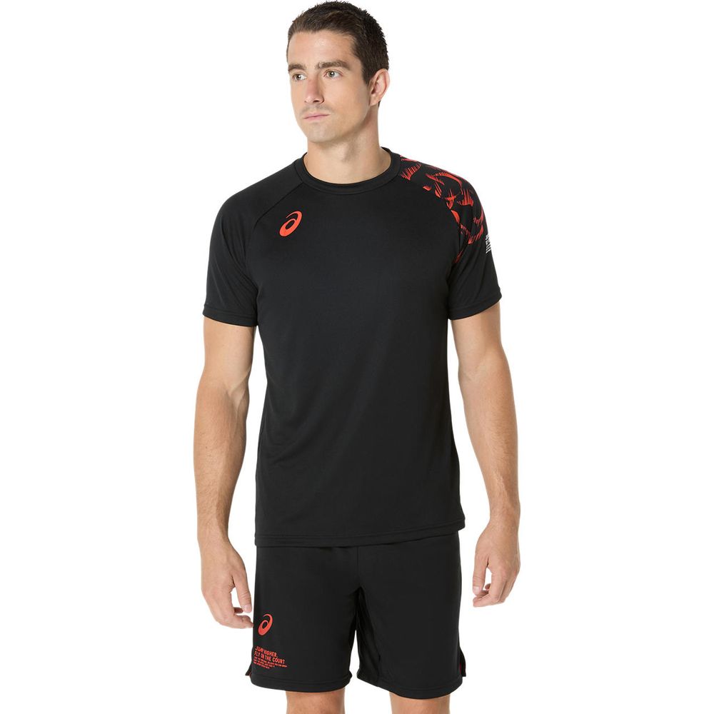 アシックス asics マルチSPウェア ユニセックス   トップラインファミリー半袖シャツ 2053A213-002 2025SS