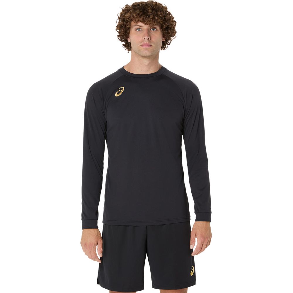 アシックス asics マルチSPウェア    プラクティス長袖シャツ（背面ビックロゴ） 2053A216-002 2025SS