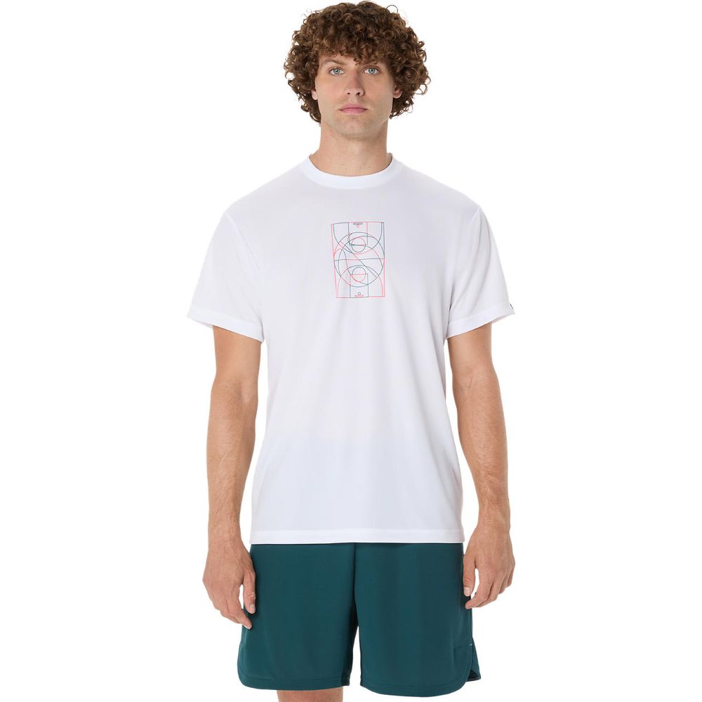 アシックス asics バスケットウェア ユニセックス   プラクティス半袖シャツ 2063A406-100 2025SS