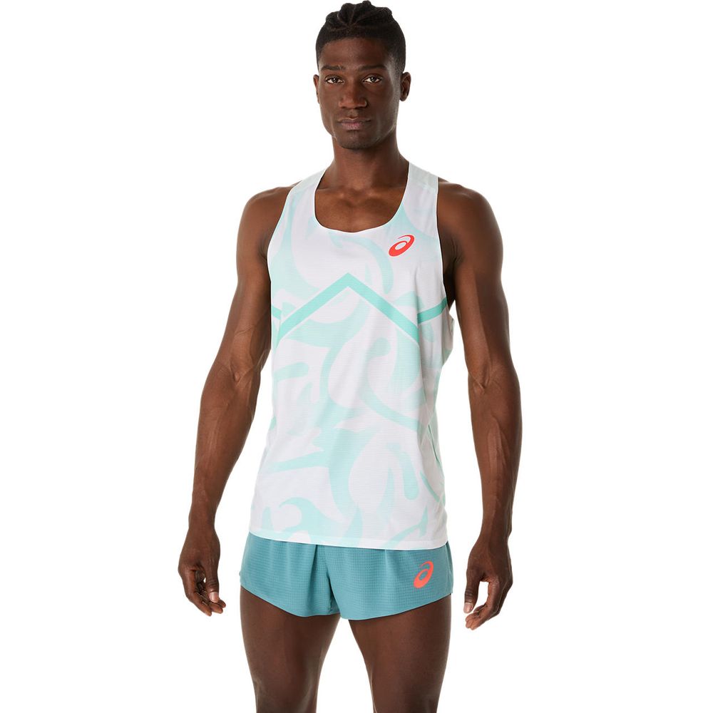 アシックス asics 陸上ウェア メンズ   クールグラフィックシングレット 2091A739-411 2025SS