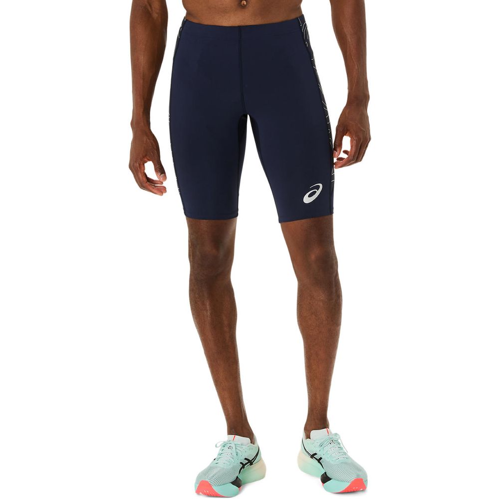 アシックス asics 陸上ウェア メンズ   グラフィックミドルタイツ 2091A745-400 2025SS