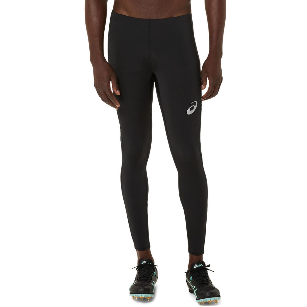 アシックス asics 陸上ウェア メンズ   グラフィックロングタイツ 2091A746-002 2025SS