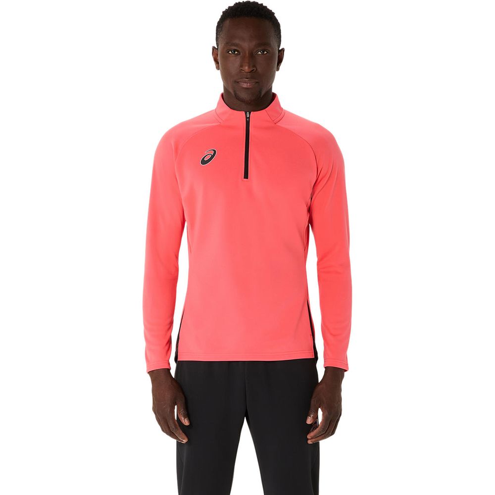 アシックス asics サッカーウェア メンズ   HALFZIP KNIT TOP 2101A301-700 2025SS