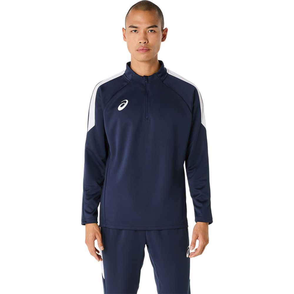 アシックス asics サッカーウェア    ハーフジッププラクティスシャツ 2101A317-405 2025SS