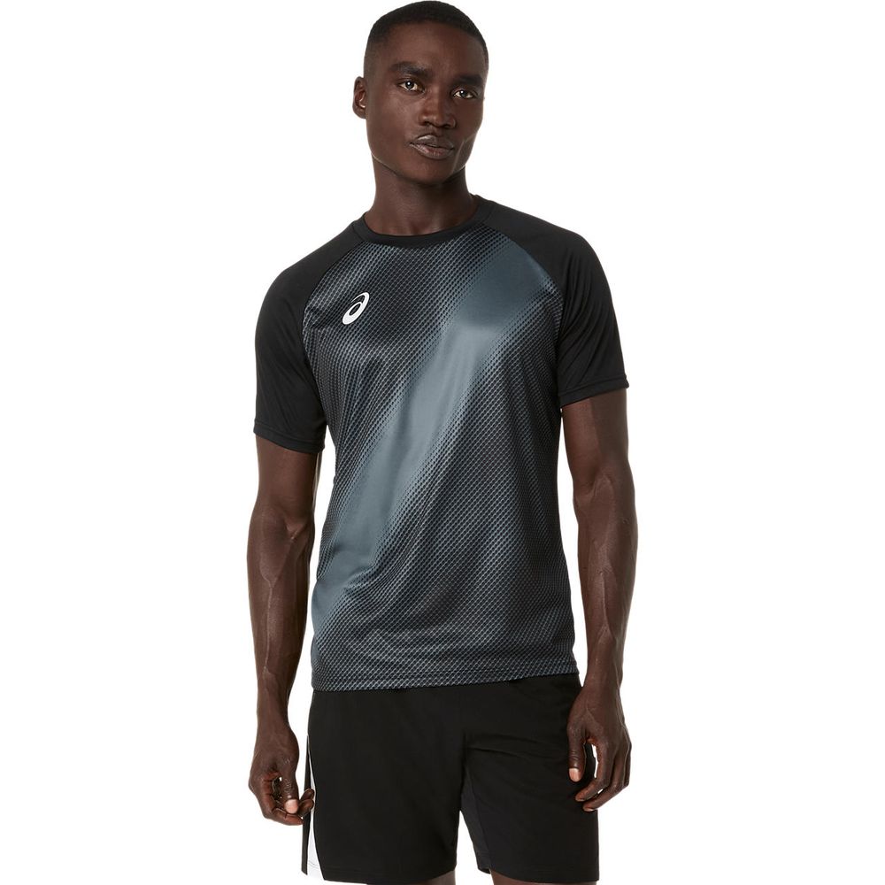 アシックス asics サッカーウェア メンズ   プラクティスグラフィック半袖シャツ 2101A348 2026SS