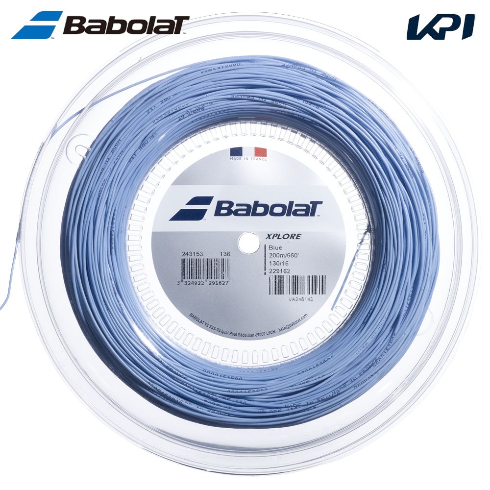 バボラ Babolat テニスガット・ストリング    XPLORE エクスプロール 200mロール ロールガット 243153 2月下旬発売予定※予約