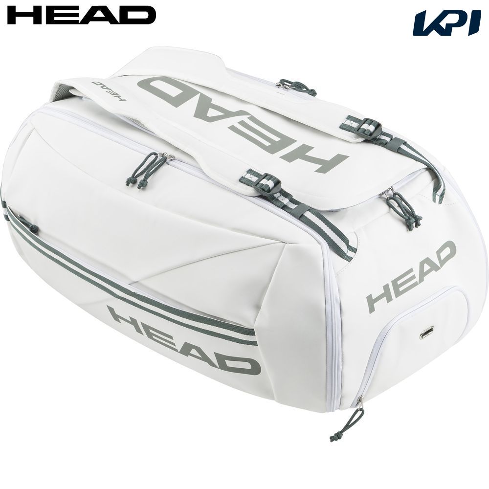 ヘッド HEAD テニスバッグ・ケース  Pro X Duffle Bag XL WHITE ラケット6本入 Pro X ダッフルバッグ XL ホワイト 262173